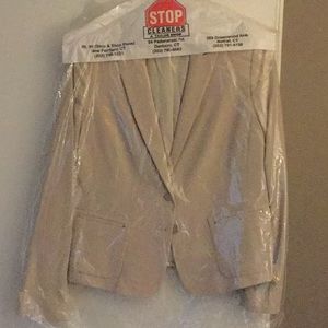Anne Klein beige skirt suit